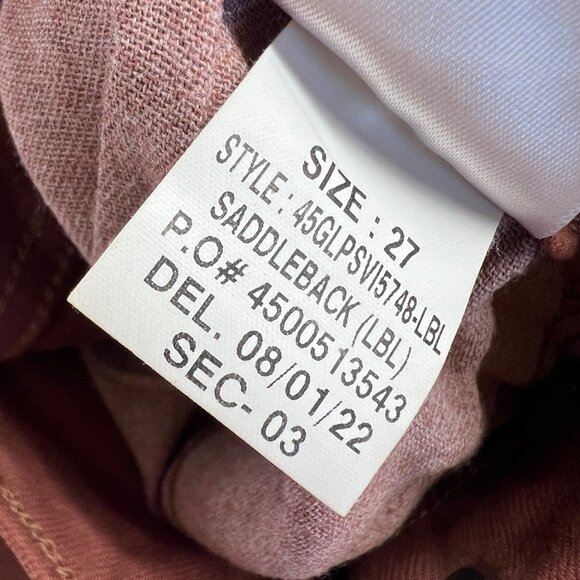 Joe's Jeans Saddleback High Rise Skinny Ankle Jeans Waxed Size 27 - Picture 13 of 13